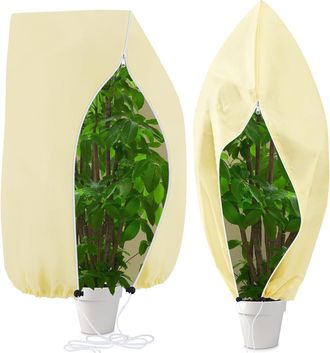 OEM Fundas Protectoras De Invierno Para Plantas De Exterior, 200x240 Cm, 2 Unidades. Fundas Protectoras Contra Las Heladas Con Cremallera Y Cord&oacute;n Ajustab