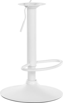 Clp Clp - Base Met&aacute;lica De Repuesto Para Taburetes De Bar 10 X 10 Cm Blanco