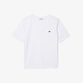Lacoste T-shirt met V-hals