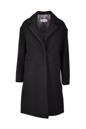 ANNIE PARIS Virgin Wool Coat - Black