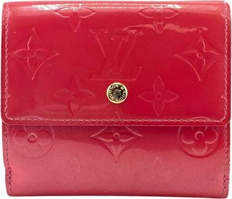 Louis Vuitton Monogram Vernis Pink Monogram Vernis Wallet (Tri-Fold) (Pre-Owned)