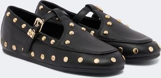 Ganni Mary Jenny studded flats
