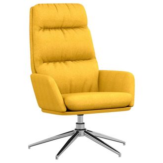 vidaXL Sill&oacute;n De Relax De Tela Amarillo Mostaza Vidaxl