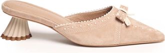 Cecelia New York Womens Merry Mule Sandal In Taupe