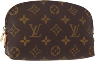 Louis Vuitton Pre-owned Clutches, female, Brown, Size: ONE SIZE Pre-owned Leather Clutch