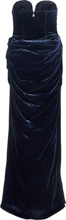 Rotate Womens Blue Off-Shoulder Dress With Sweetheart Neckline Viscose