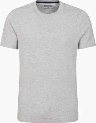 Mountain Warehouse Mens Mountain Warehouse Mens Flint Crew Neck T-Shirt - Grey - Size: 36