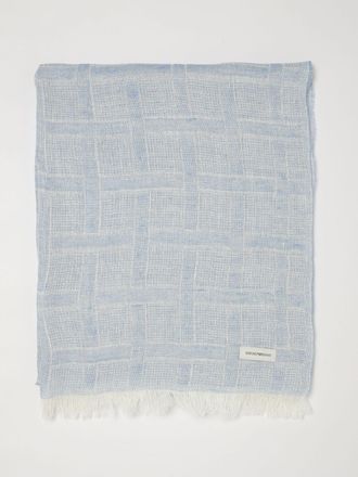 Emporio Armani Scarf Woman color Gnawed Blue