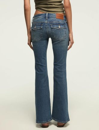 Lucky Brand Womens Low Rise Flare