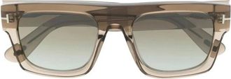 Tom Ford Fausto Light Brown Sunglasses