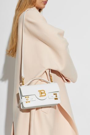 Balmain Handbag B-Buzz 24, Womens, White