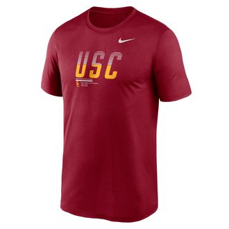 Nike USC Sideline Legend Nike Mens Dri-FIT College T-Shirt in Red | 02TI69WSCJ-7SB