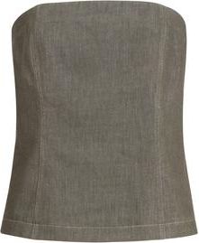 Brunello Cucinelli Bandeau top in Olive at Nordstrom, Size Xx-Small Eu