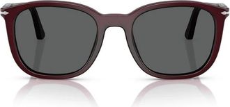Persol PO 3355S Zonnebril - unisex - Zonnebrillen - Rood - 52 MM - Accessoires
