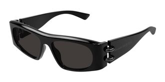 Alexander McQueen AM0471S 001 Mens Sunglasses Size 53