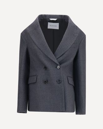 Balenciaga Double-breasted wool Blazer Female 38