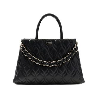 Guess Maxine Girlfriend Satchel - female - Guess - Handbags - Black - ONE SIZE - Bags