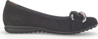 Gabor Zwarte Gesloten Ballerinas Dames Schoenen - Dames - Ballerinas - Zwart - 36 EU - Su&egrave;de - Schoenen