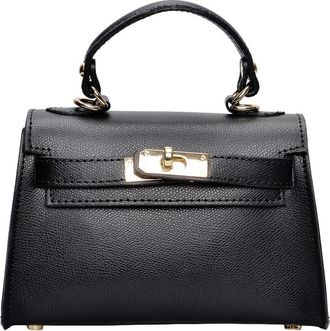 Isabella Rhea ZWART Rundleer Tas
