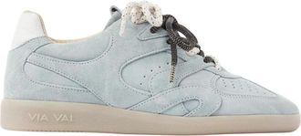 VIA VAI Nilla Macy Sneakers - Dames - Sneakers - Blauw - 37 EU - Leer - Schoenen