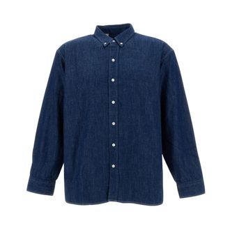 Levi's Relaxed Denim Button-Down Shirt - Heren - Spijkeroverhemden - Blauw - S - Denim - Overhemden
