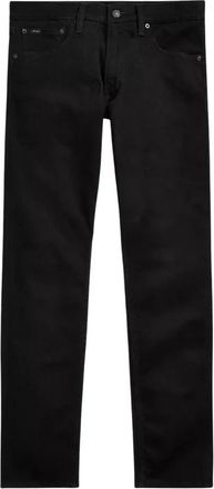 Ralph Lauren Sullivan Slim Stretch Jeans - Heren - Slim Fit Jeans - Zwart - W32 L34 - Leer - Jeans