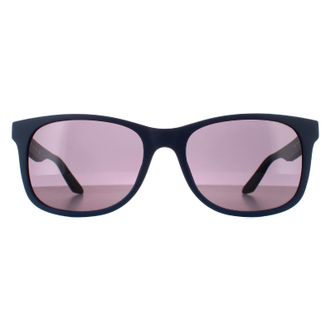 Dragon Rectangle Mens Matte Navy Lumalens Smoke Eden - Blue - One Size