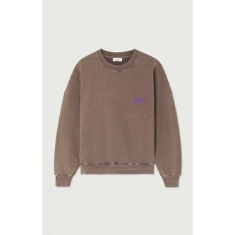 American Vintage Sweater met lange mouwen en ronde hals, PLIZZY