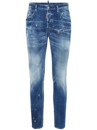 【送料&関税込】Dsquared2 flare Navy Denim Jeans Dsquared2 Flare Navy Denim Jeans from $278.00 - on Stylight