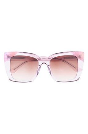 DIFF Eyewear Lizzy Square Sunglasses in Light Pink at Nordstrom Rack