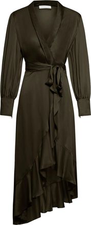 Zimmermann SILK WRAP MIDI DRESS - Zimmermann - Woman