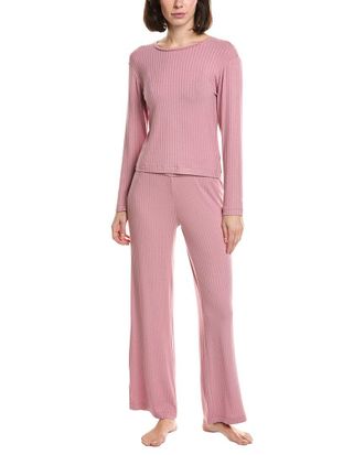Natori 2Pc Harmony Rib Pajama Set