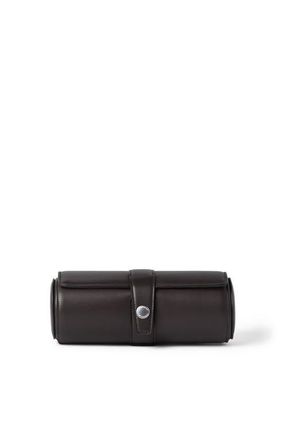 Brunello Cucinelli Calfskin watch case in Brown at Nordstrom