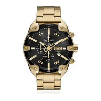 Diesel Watches, male, Yellow, Size: ONE SIZE Spiked Chronograph Watch