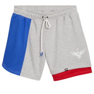 Puma x MELO Ralph Shorts Grey Blue Red 621707-01