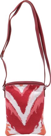 Missoni Patterned Snap Crossbody Bag in Multicolor Cotton