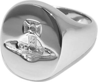 Vivienne Westwood Anello Seal - Argento