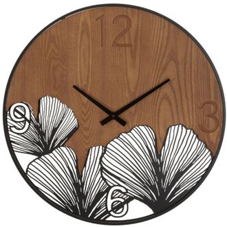 Mauro Ferretti Mauro Ferretti - Orologio da Muro Super Legno/Foglia diam 60 cm - super wood/leaf