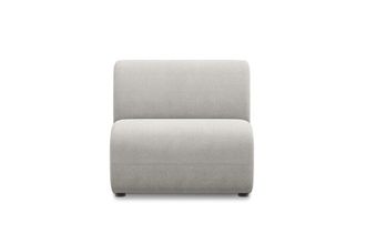 Castlery Auburn Armless Sofa Customized, Medium Grey Performance Fleece, Spill Resistant, Modular for Castlery Sofas
