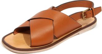 Roberto Festa Milano Tequila Leren Sandalen - Dames - Sandalen - Bruin - 36 EU - Schoenen