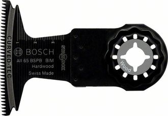 Bosch Professional 5x Bim Lama Per Tagli Dal Pieno Aii 65 Bspb (per Legno Duro, 40 X 65 Mm, Accessori Utensili Multifunzione) - Bosch