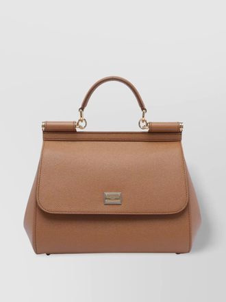 Dolce & Gabbana sicily large leather shoulder bag