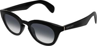 Gucci Smoke Gradient Oval Mens Sunglasses GG1934S 001 47
