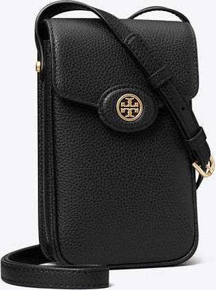 Tory Burch Womens Robinson Pebbled Phone Crossbody, One Size