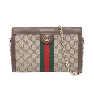 Gucci Pre-owned Cross Body Bags, female, Multicolor, Size: ONE SIZE Pre-owned Ophidia GG Supreme Coated Canvas Shoulder Bag