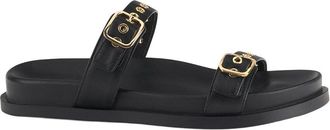AGL Agl Cristina Ring Leather Slides