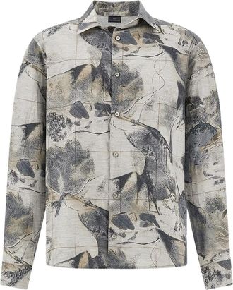 Paul & Shark Camicia con stampa - Toni neutri