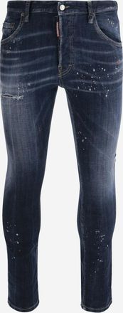 Dsquared2 Blue Easy Red Spots Wash Skater Jean