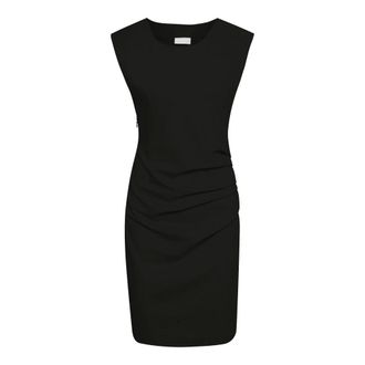 Kaffe India Round-Neck Dress - female - Kaffe - Short Dresses - Black - XS - Dresses