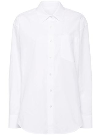 Alexander Wang Boyfriend Shirt With Logo Flag Tag Clothing